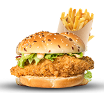 Chicken & Halloumi Burger 